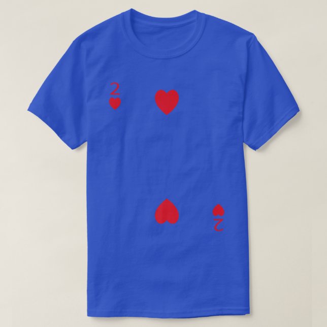Two of Hearts - Funny Easy Halloween Costumes Fron T-Shirt (Design Front)