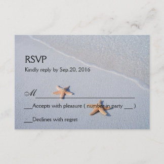 Two of Us | Ocean Love Starfish Response RSVP Card