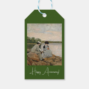 Two on the beach, Arvid Liljelund  Gift Tags