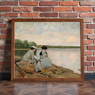 Two on the beach, Arvid Liljelund Poster