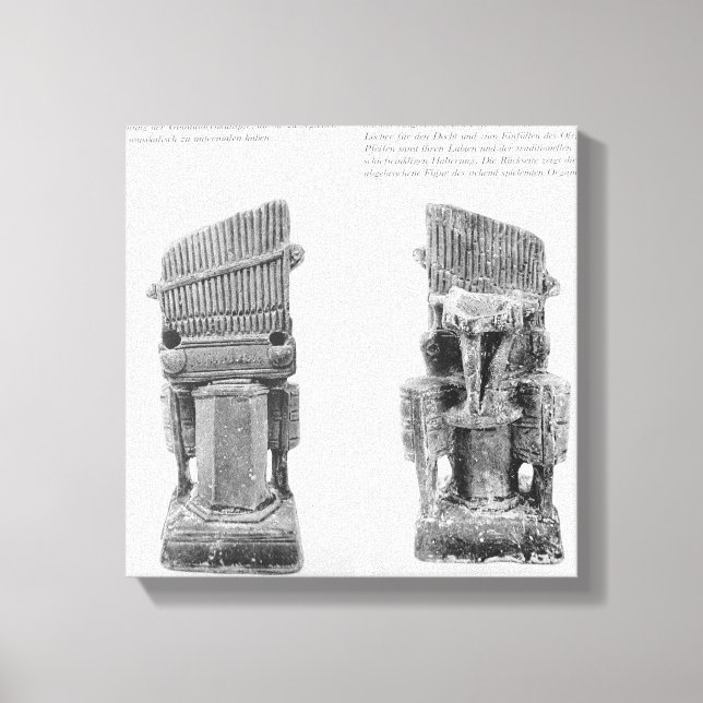Two organs canvas print (Front)