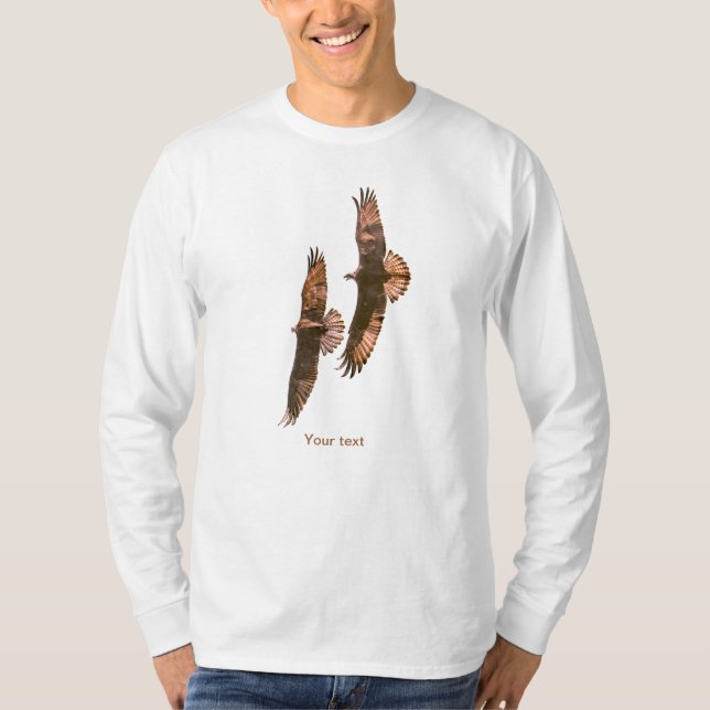 Two Ospreys in flight T-Shirt (Front)