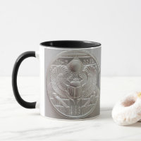 Two Ounce Silver Ra and Scarab Round