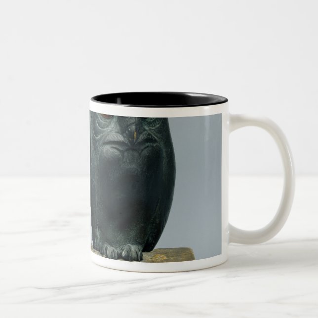 Two Owls, 1903-04 Two-Tone Coffee Mug (Right)