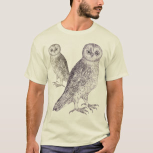 Two Owls - Hoot or Barred Owl, or Short-Eared Owl T-Shirt