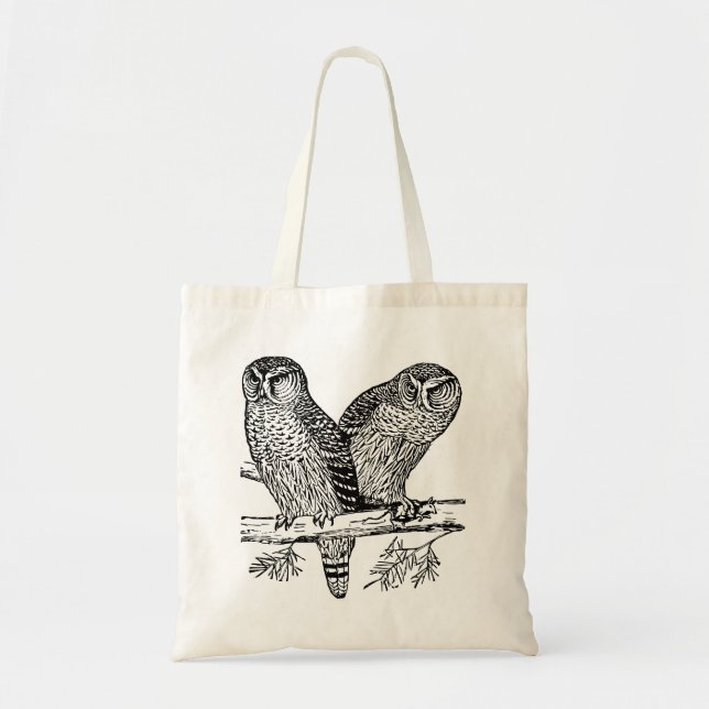Two Owls Tote Bag (Front)