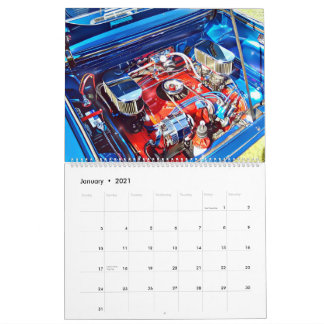 Two Page Large Corvair Calendar