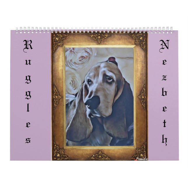 Two Page LargeCalendar, White Calendar (Cover)