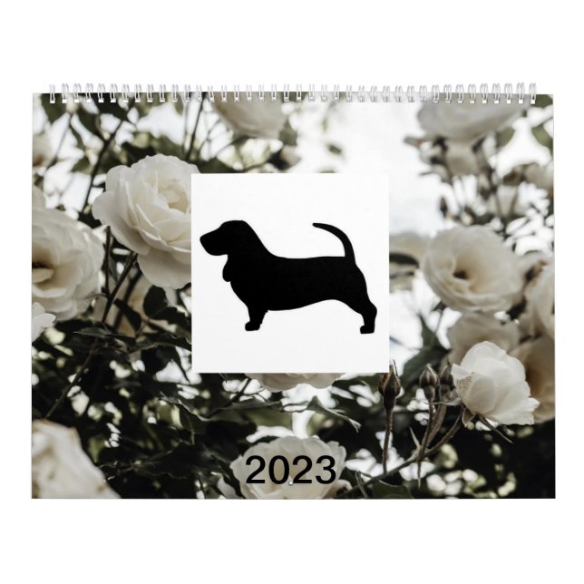 Two Page LargeCalendar, White Calendar (Cover)