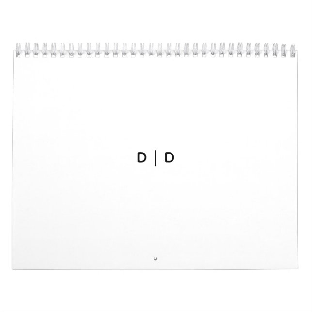 Two Page Medium Calendar (Cover)