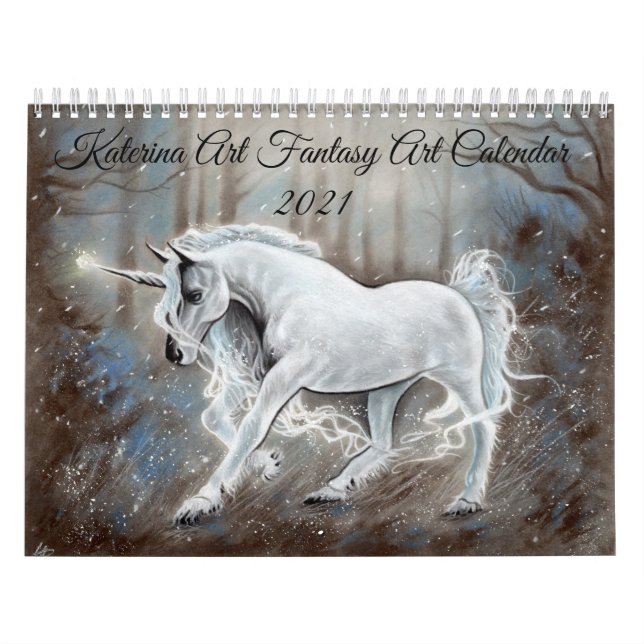 Two Page MediumCalendar, White Calendar (Cover)