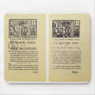 Two pages from 'La Grande Colere de Pere Mouse Mat