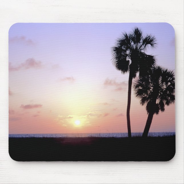 Two Palm Trees Mouse Mat (Front)
