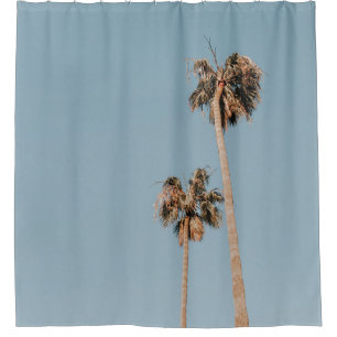 Two palm trees shower curtain