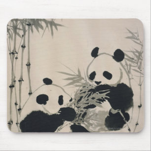 Two Pandas Mouse Mat