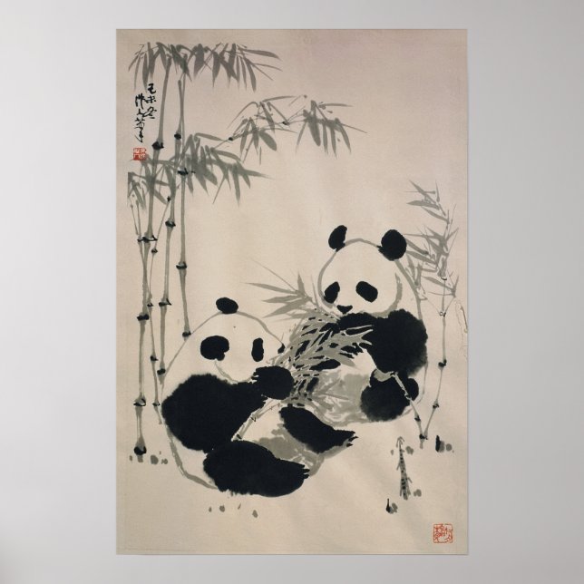 Two Pandas Poster (Front)
