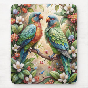 Two Parrots Mouse Mat
