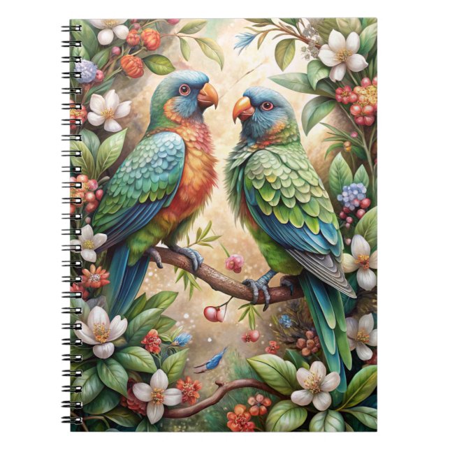Two Parrots Notebook (Front)