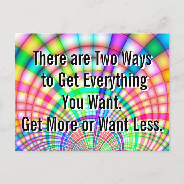 Two Paths  Postcard (Front)