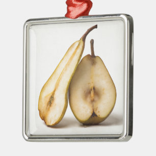 Two pear halves - My Sweet And Perfect Half Metal Tree Decoration