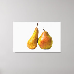 Two pears canvas print