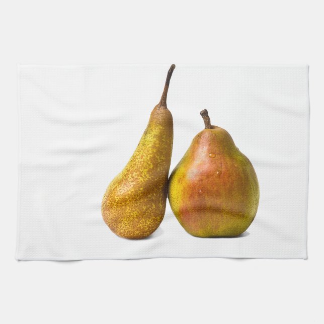 Two pears tea towel (Horizontal)