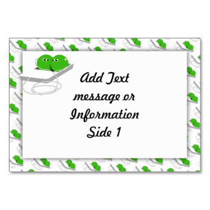 Two Peas In A Pod (Add Your Text) Table Number