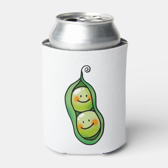 Two peas in a pod can cooler (Can Front)