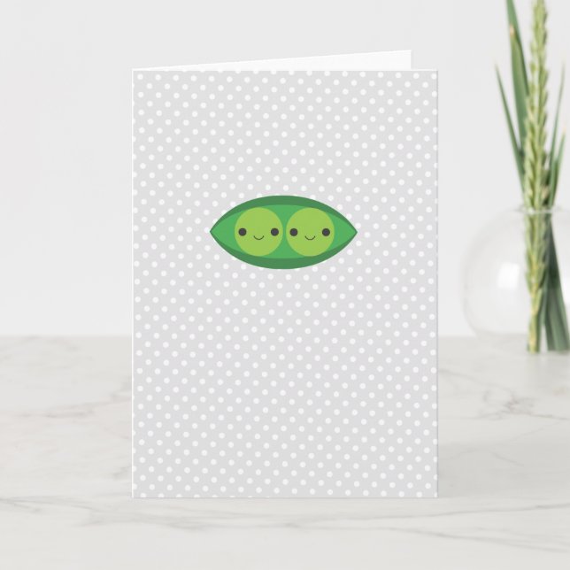 Two Peas in a Pod Card (Front)