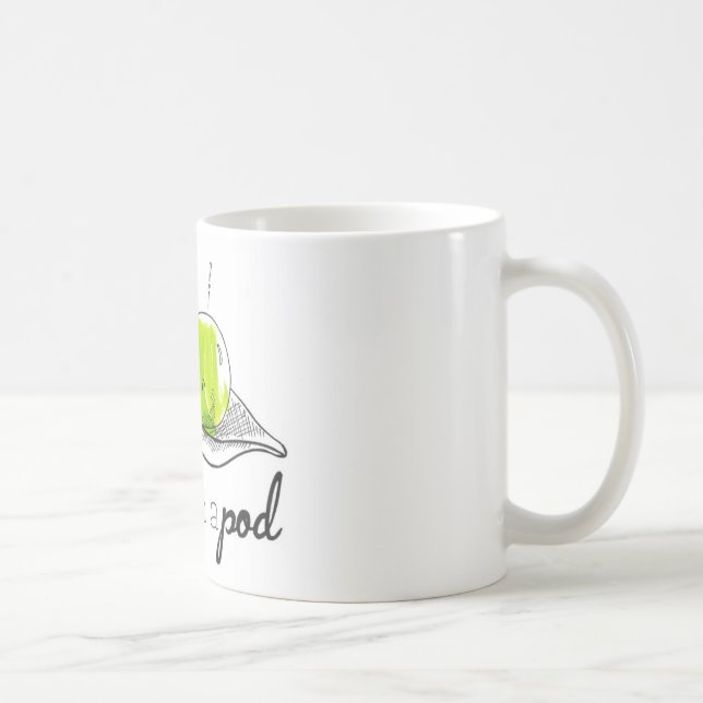 Two Peas in a Pod Coffee Mug (Right)