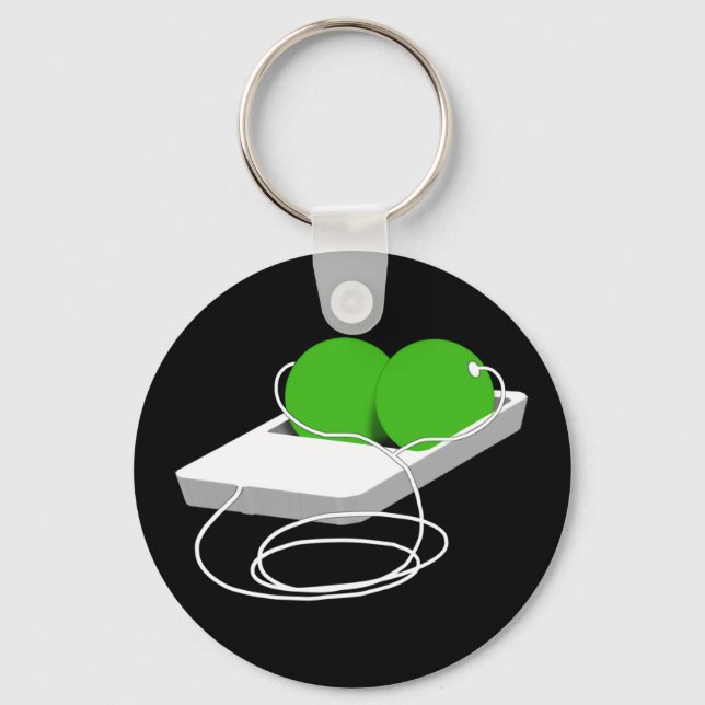 Two Peas in a Pod Key Ring (Front)