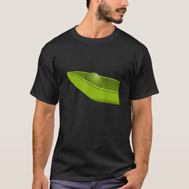 Two Peas In A Pod Matching Couples Costume Hallowe T-Shirt (Front)