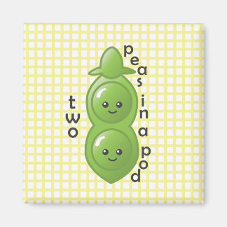 Two Peas in a Pod - Peas Magnet