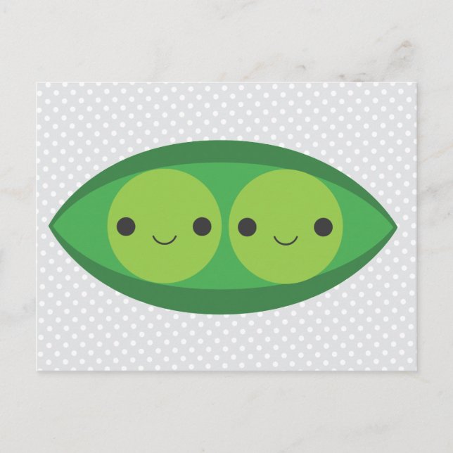 Two Peas in a Pod Postcard (Front)