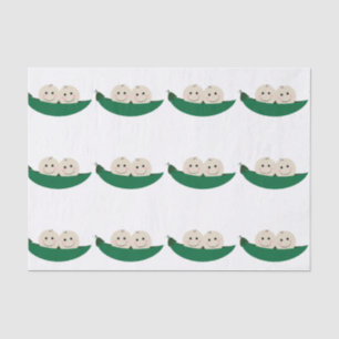Two Peas in a Pod Twins Baby Tissue Paper