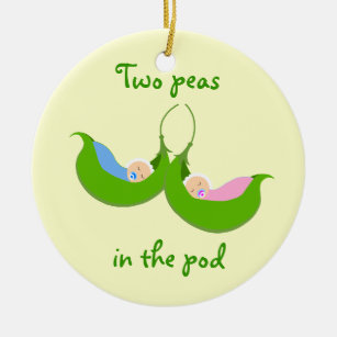 "Two Peas in the Pod" Ornament