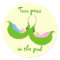 "Two Peas in the Pod" Stickers