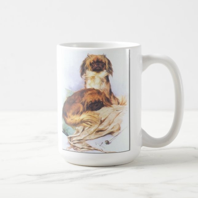 Two Pekingese Coffee Mug (Right)