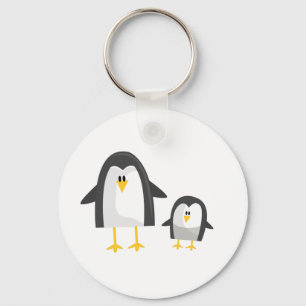 Two Penguins Key Ring