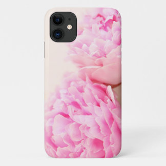 Two peonies pink iPhone 11 case