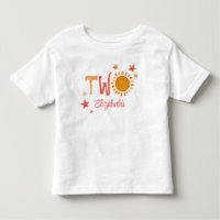 Two Personalised 2nd Birthday Sunshine
