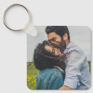 Two Photo Custom Personalised Couple Key Ring