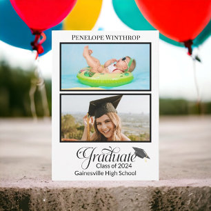 Two Photo Graduation Announcement & Party