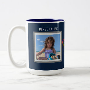 TWO PHOTO HAPPY MEMORIES EASY TO FILL COFFEE MUG