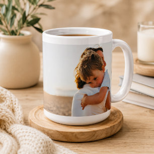Two photo Minimalist Large Coffee Mug