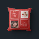 Two Photo Personalised One of a Kind Template Cushion<br><div class="desc">Personalised One of a Kind Two Photo Template collage pillow from Ricaso .. add your own photos.. easy to use pillow template .. just upload your own photos to this pillow and make yourself a unique keepsake</div>