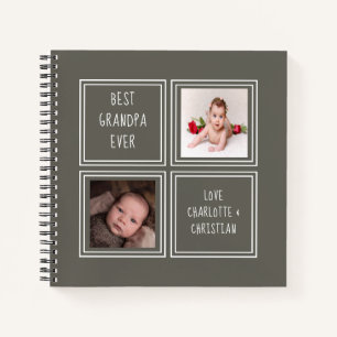 Two Photo Template One of a Kind Personalised Notebook