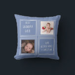 Two Photo Template Personalised One of a Kind Cushion<br><div class="desc">Personalised One of a Kind Two Photo Template collage pillow from Ricaso .. add your own photos.. easy to use pillow template .. just upload your own photos to this pillow and make yourself a unique keepsake</div>