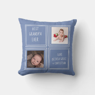 Two Photo Template Personalised One of a Kind Cushion