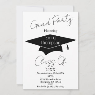 Two Photo with Gold Glitter Graduation  Card